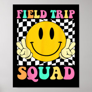 Poster Campo de Tropa de Campo de Groovy Day Hippie Smile