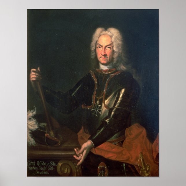 Pôster Campo Marshall Count Guidobald von Starhemberg (Frente)