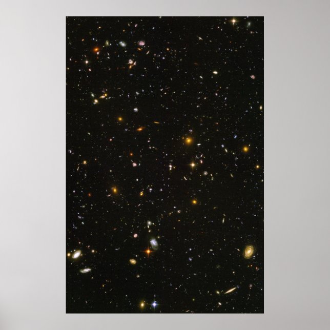 Poster campo profundo de hubble (Frente)