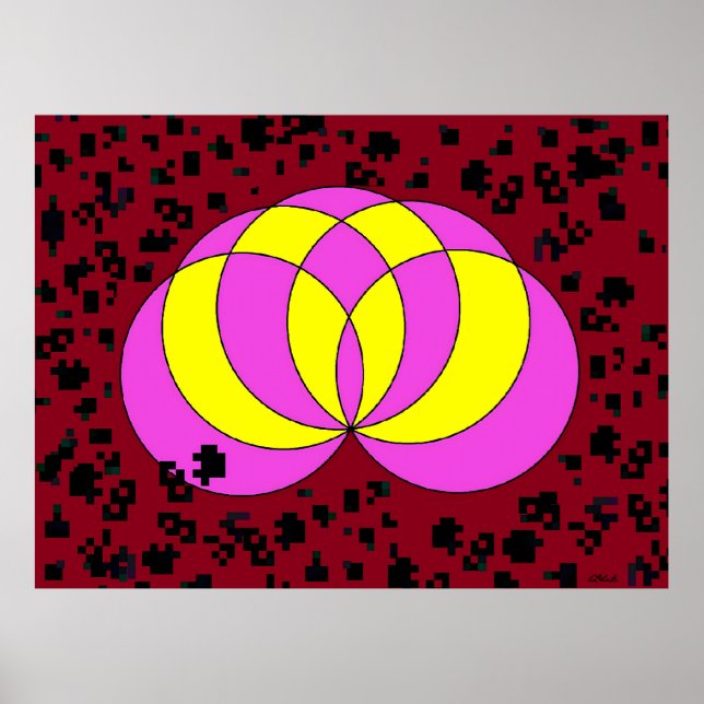 Poster Campo Spiralina Isolado (Frente)