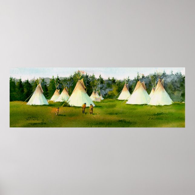 Poster CAMPO TIPI DO VERÃO por SHARON SHARPE (Frente)