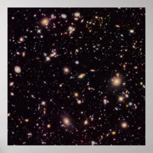 Pôster Campo ultra profundo 2012 (HUDF) de Hubble