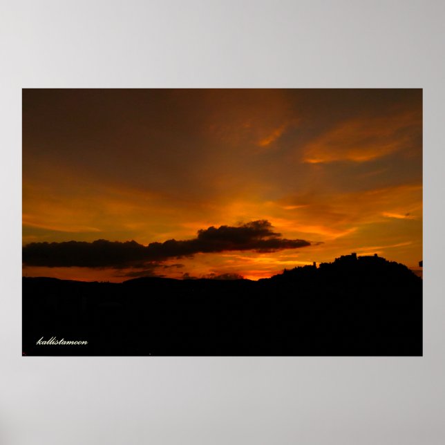 Poster Campobasso, un tramonto! (Frente)
