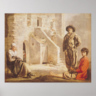 Pôster Camponeses Dirigidos ao Parlamento, c.1641