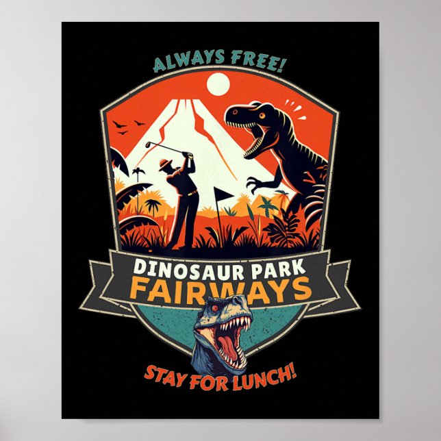 Poster Campos de Dinosaur Park  (Frente)