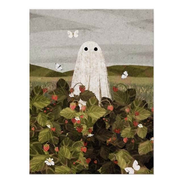 Pôster Campos de Morango (Frente)