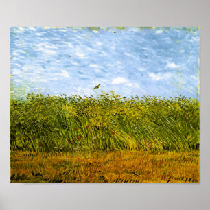 Pôster Campos de trigo com Lark Van Gogh Bice Art