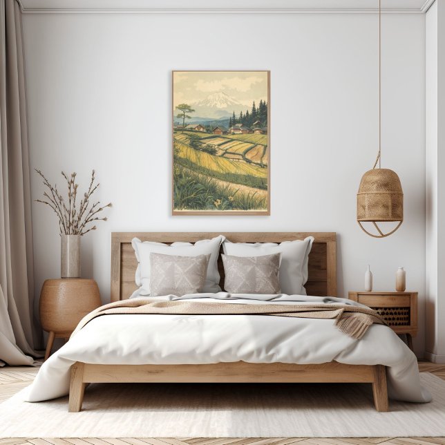 Poster Campos Tranquilos – Arte Vintage do Interior Japon (Criador carregado)