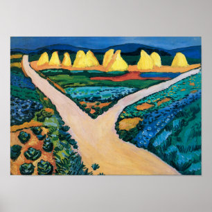 Poster Campos Vegetais   Auguste Macke  
