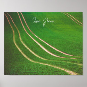 Poster Campos verdes