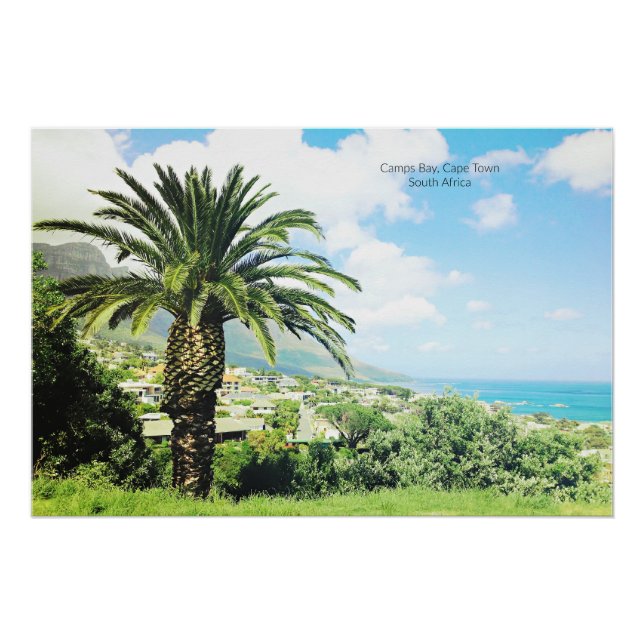 Pôster Camps Bay, Cidade do Cabo, (Frente)