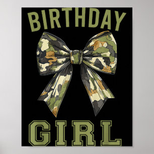 Poster Camuflagem Velho Camo Arco Camo Coquette Arco Aniv