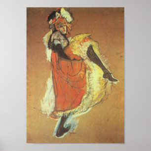 Poster Can Can by Toulouse-Lautrec