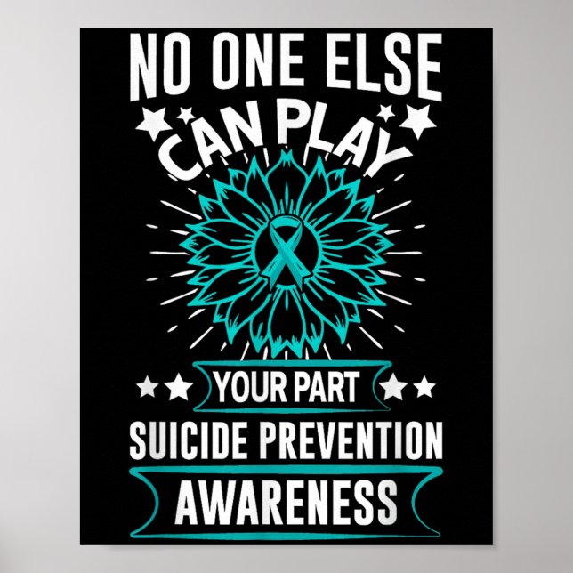 Poster Can Ever Play Your Part Suicide Prevention Awarene (Frente)