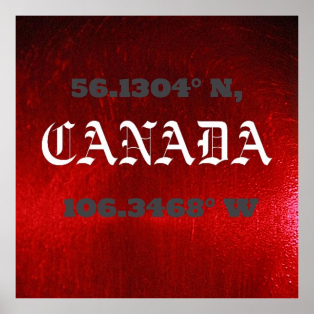 POSTER CANADÁ (Frente)