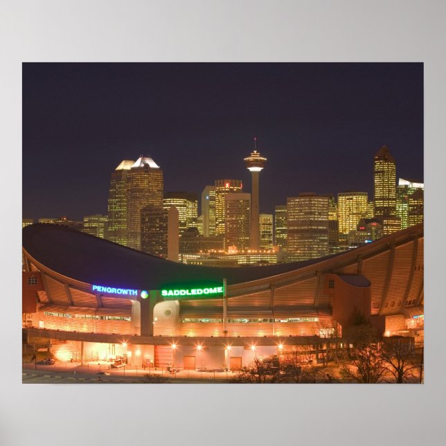 Poster Canadá, Alberta, Calgary: City Skyline (Frente)