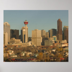 Pôster Canadá, Alberta, Calgary: Paisagem Urbana da Cidad