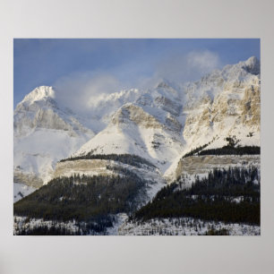 Pôster Canadá, Alberta, Parque Nacional Banff. Vista de