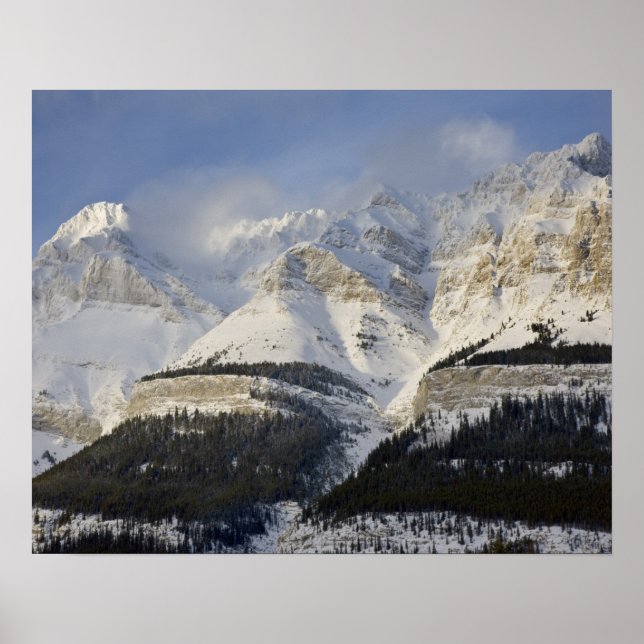 Pôster Canadá, Alberta, Parque Nacional Banff. Vista de (Frente)