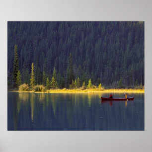 Pôster Canadá, Alberta, Parque Nacional Baniff. Dois meni