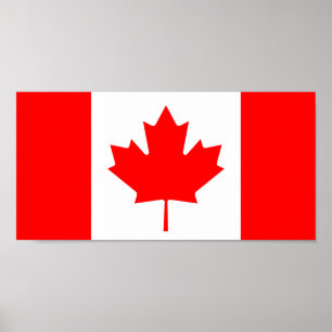 Pôster Canadá - bandeira canadense