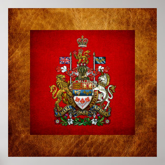 Pôster Canadá: Casaco de Armas
