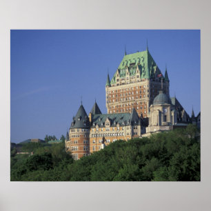 Pôster Canadá, Cidade de Quebec. Chateau Frontenac.