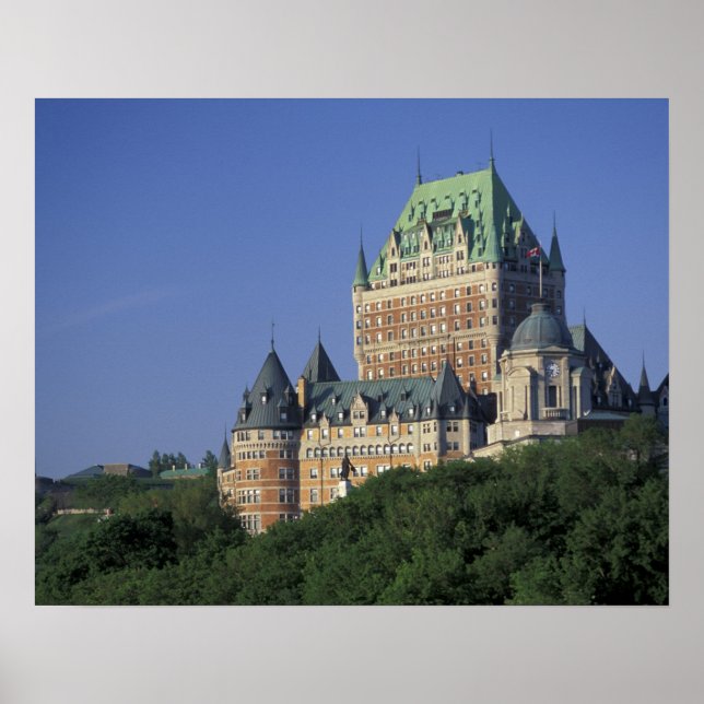 Pôster Canadá, Cidade de Quebec. Chateau Frontenac. (Frente)