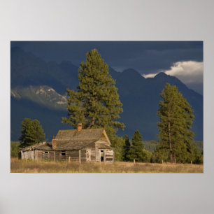 Poster Canadá, Colúmbia Britânica, Kootenay Rockies,
