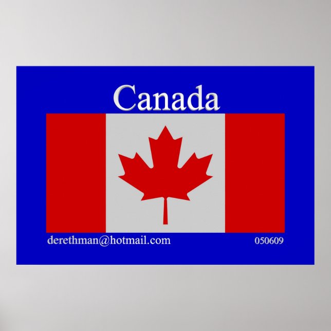 Pôster Canadá (impressão) (Frente)