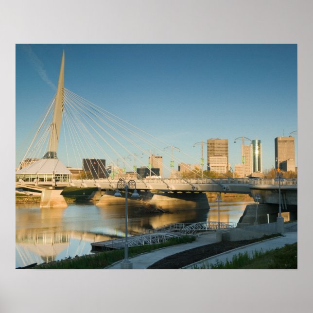 Pôster CANADÁ, Manitoba, Winnipeg: Esplanade Riel (Frente)