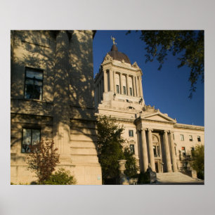 Pôster Canadá, Manitoba, Winnipeg: Manitoba Legislativo