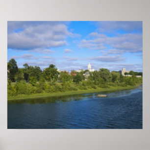 Poster Canadá, New Brunswick, Fredericton, visualizaçã