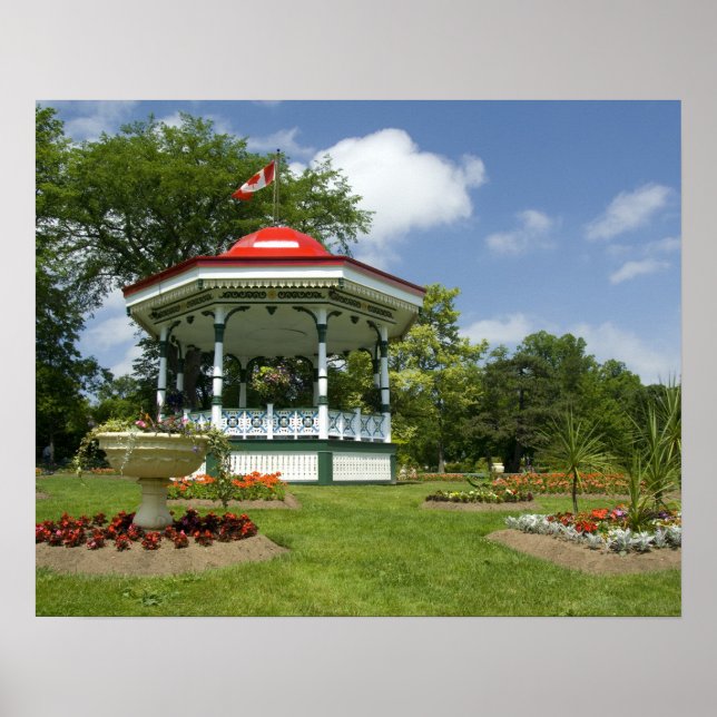 Poster Canadá, Nova Escócia, Halifax, Jardins Públicos. (Frente)