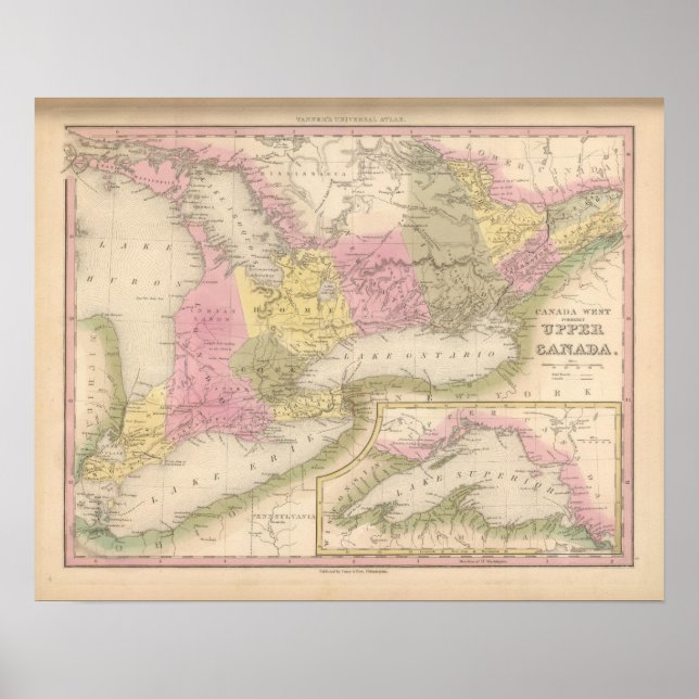 Pôster Canadá Oeste 2 (Frente)