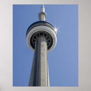 Pôster Canadá, Ontário, Toronto. Topo da Torre CN com