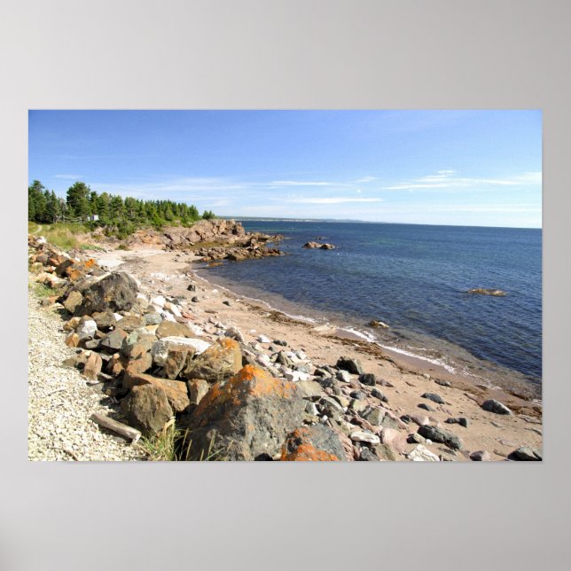 Pôster Canadá, Quebec. VIA Rail Canada comboio The 2 (Frente)