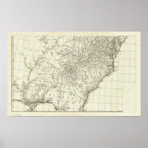 Pôster Canadian Map