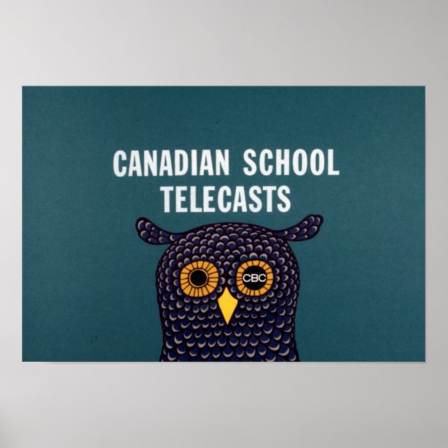 Poster Canadian School Telecasts (Frente)