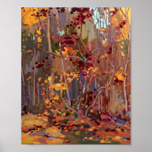 Poster Canadiano Maple Tree Painting por Tom Thomson