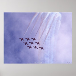 Pôster Canadiano Snowbird Airforce Motivation Art