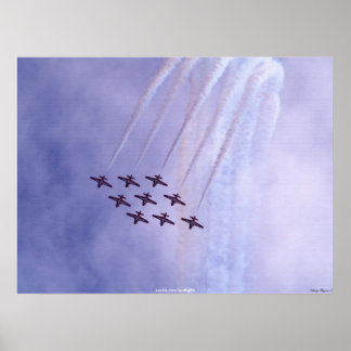 Pôster Canadiano Snowbird Airforce Motivation Art