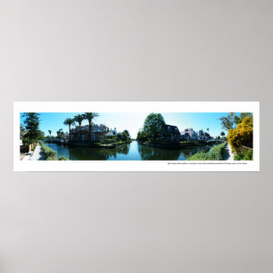 Pôster Canais de Veneza panorâmicos