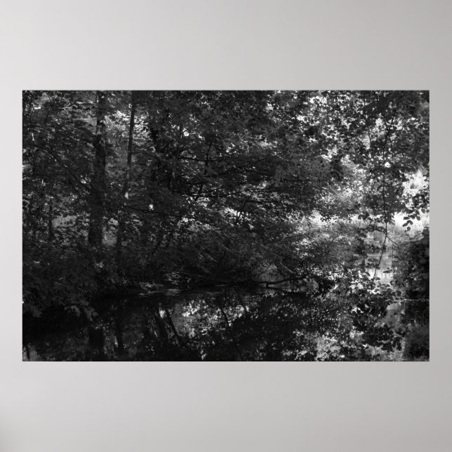 Pôster Canal, Bute Park, Cardiff (Frente)