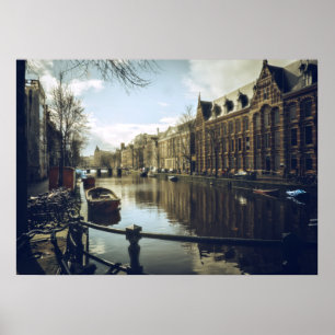 Poster Canal de Amsterdã