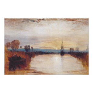 Pôster Canal de Chichester por Joseph William Turner