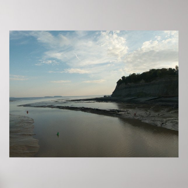 Pôster Canal de entrada para o compartimento de Cardiff (Frente)