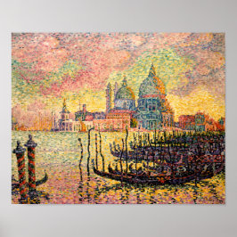 Poster Canal de Entrada, Veneza | Paul Signac |