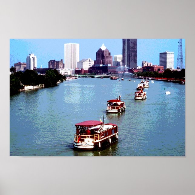 Poster Canal de New York Rochester (Frente)