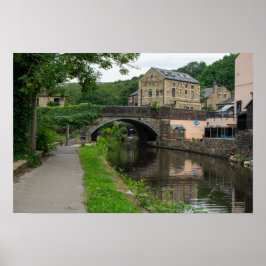 Poster Canal de Rochdale, Luddendenfoot